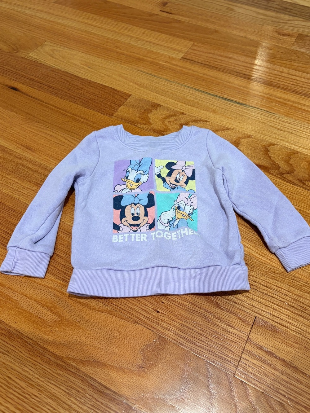 Disney Lilac 'Better Together' Character Pullover Sweatshirt